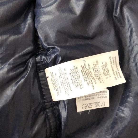 J. Crew Navy Dawn & Feather Filled Puffer Vest Medium - Picture 7 of 7